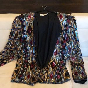 vintage sequin jacket
